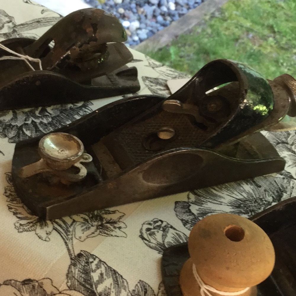 Bundle vintage metal planes men’s Father’s Day primitive rustic farmhouse - Picture 3 of 11